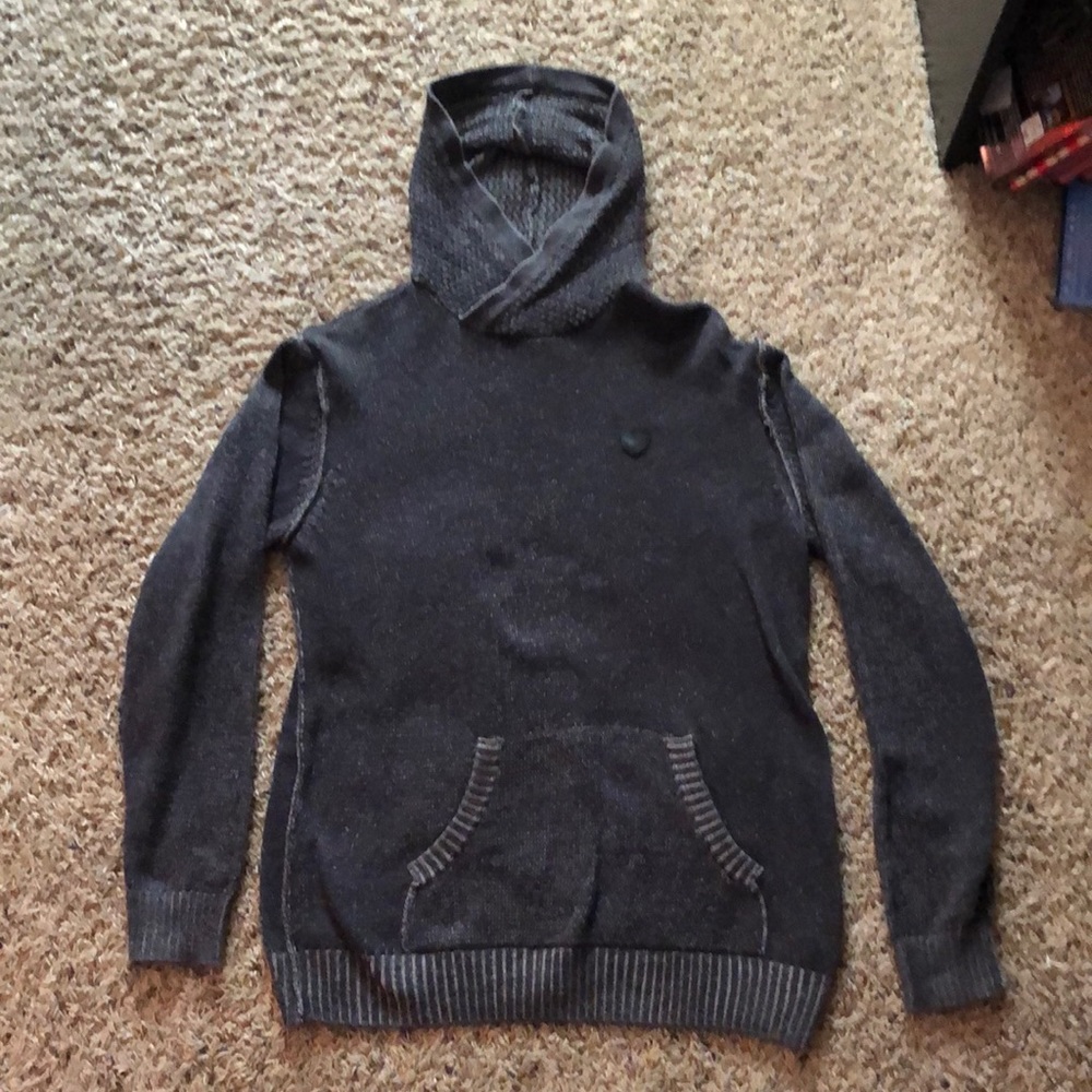 Parish Nation Sweater with Knitted Hood